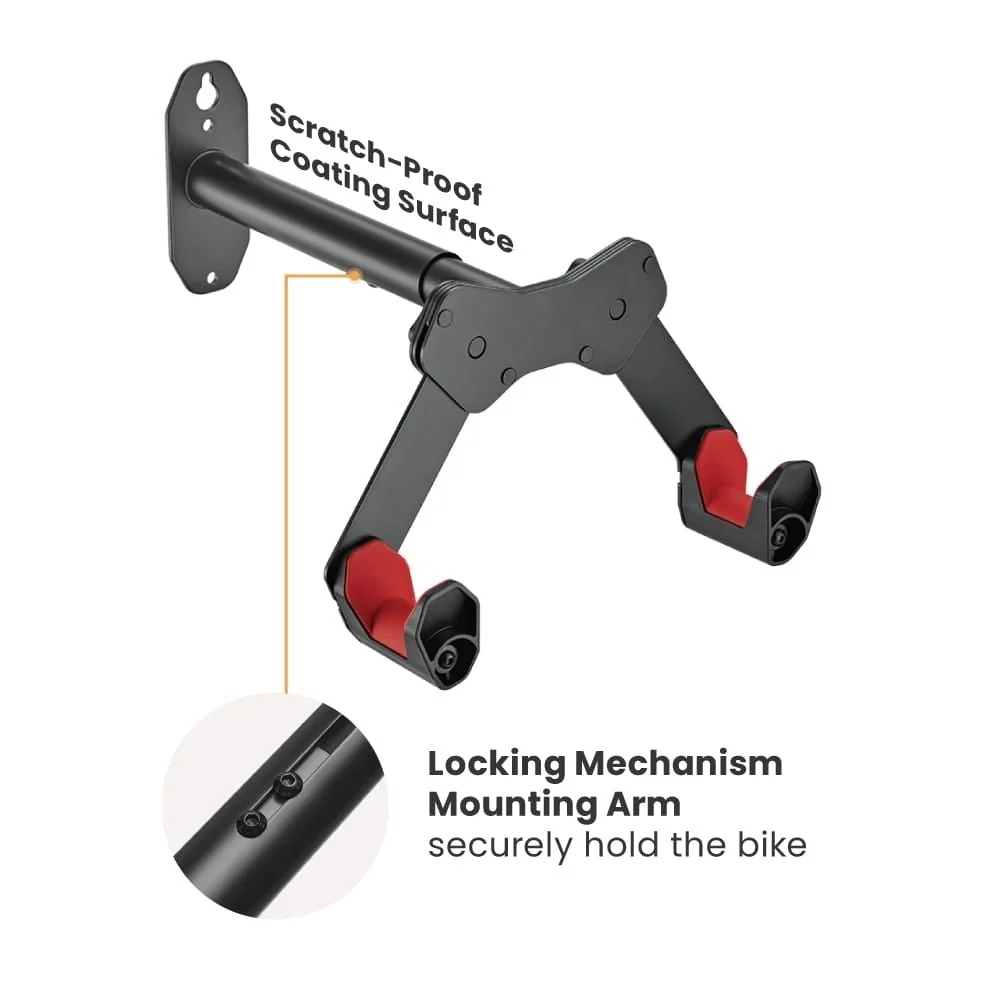 BikeRakz Ezi Hang - Bike Wall Mount - Image 2