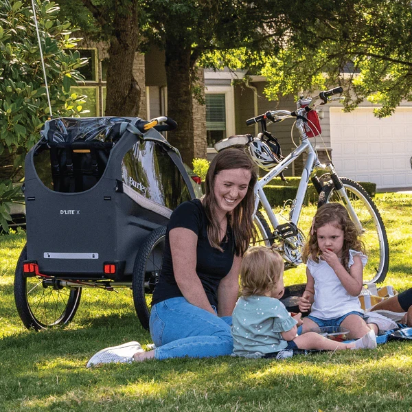BURLEY D'LITE X DOUBLE GREEN - 2 CHILD TRAILER - Image 10