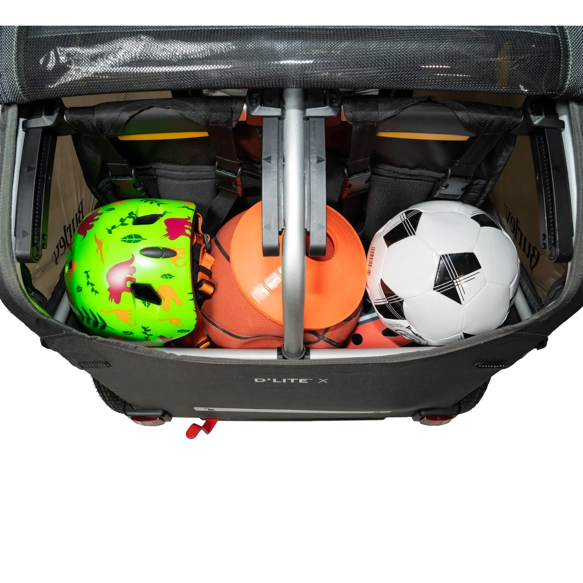 BURLEY D'LITE X DOUBLE GREEN - 2 CHILD TRAILER - Image 5