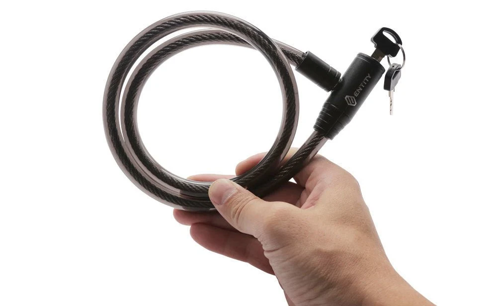 Entity KL15 Bicycle Security Cable Lock with Key - Image 2