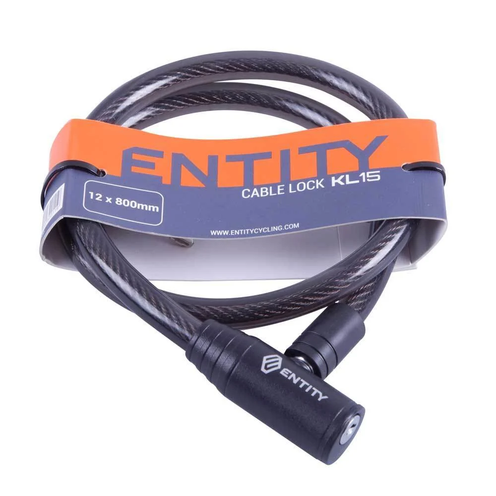 Entity KL15 Bicycle Security Cable Lock with Key - Image 3