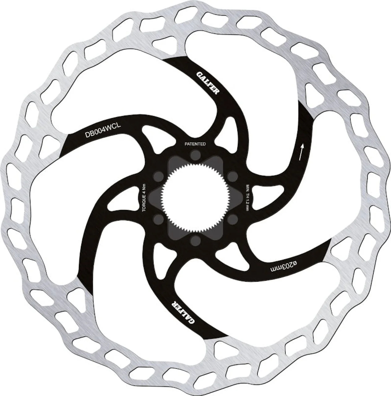 Galfer Fixed Disc Wave Rotor - Image 2
