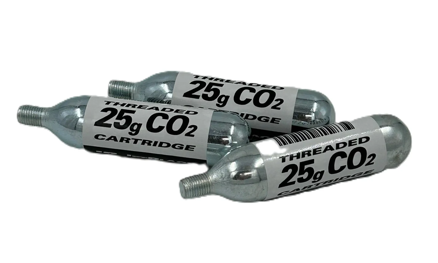 JetBlack 25 Gram Threaded CO2 Cartridges