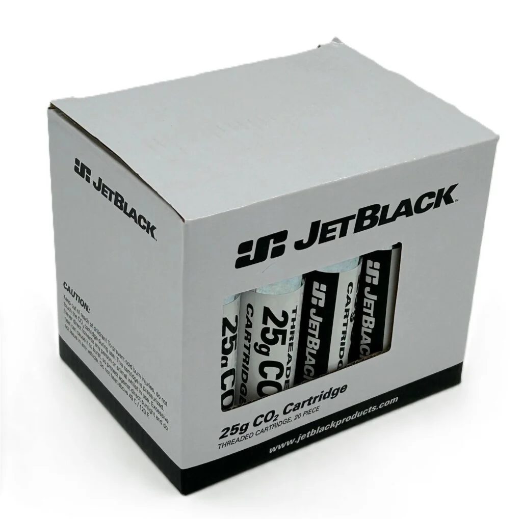 JetBlack 25 Gram Threaded CO2 Cartridges - Image 2