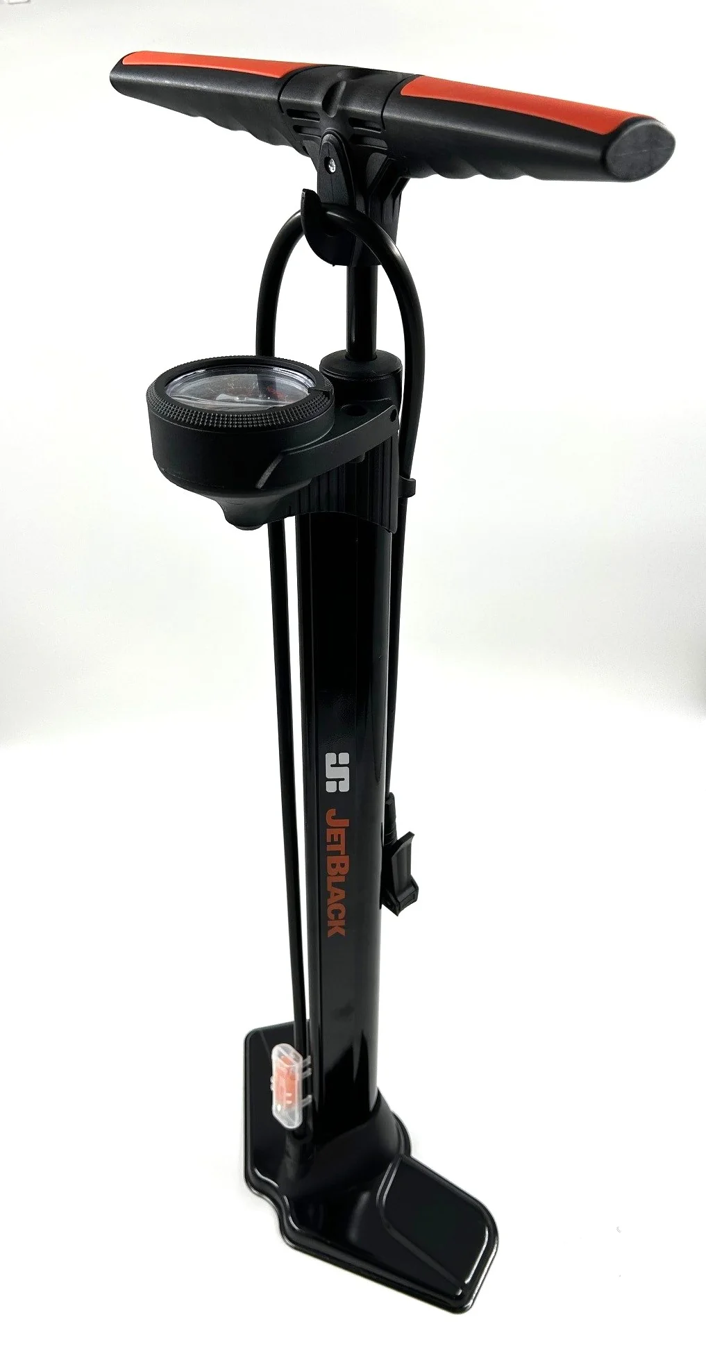 JetBlack Good Fella Top Mounted Gauge Steel Floor Pump With Smart Head