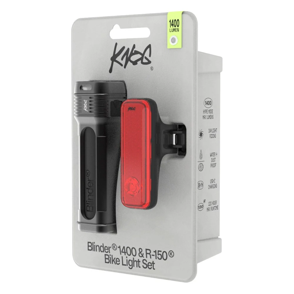 Knog Blinder 1400 / Blinder R150 - Combo Light Set - Image 6