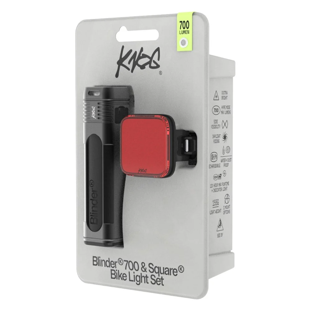 Knog Blinder 700 / Square 100 - Combo Light Set - Image 6