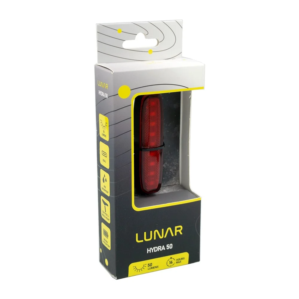 LUNAR Rear Light - HYDRA 50 - 50 Lumens - Universal Mount USB-C - Image 3