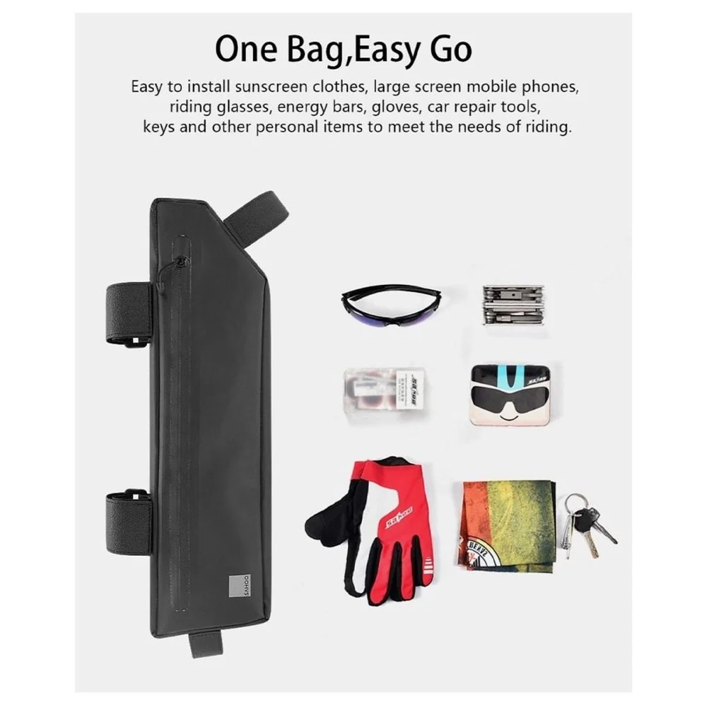 SAHOO Waterproof Triangle Frame Bag – 2L (41x12x5cm) - Image 7