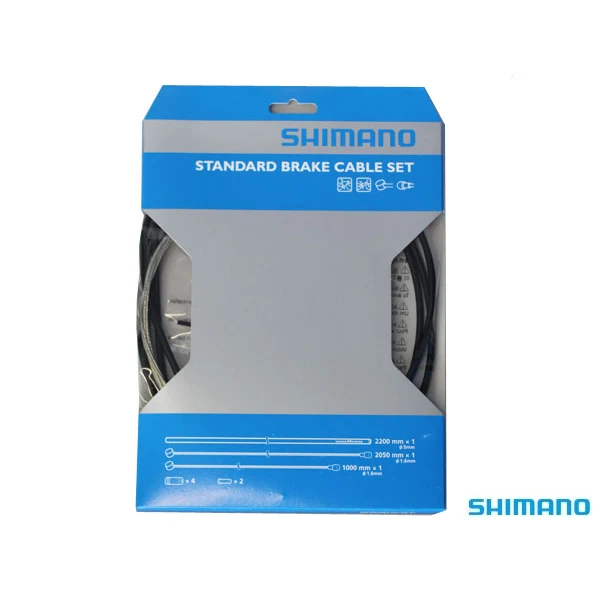 Shimano MTB Stainless Brake Cable and Housing Set Black
